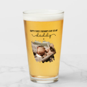 Verre Photo brossée personnalisée de première Fête des p