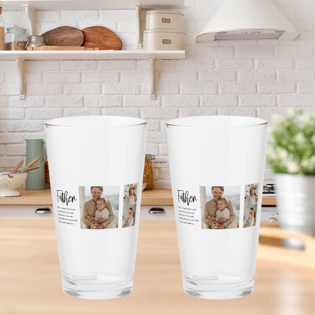Verre Photo Collage Moderne Avec Père Meilleur Devis Cad (Créateur téléchargé)