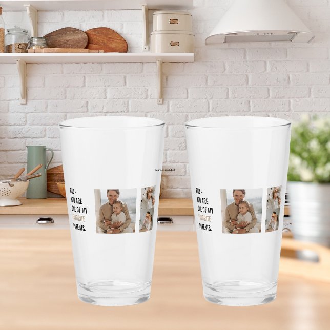 Verre Photo de collection moderne et cadeau de Fête des  (Créateur téléchargé)