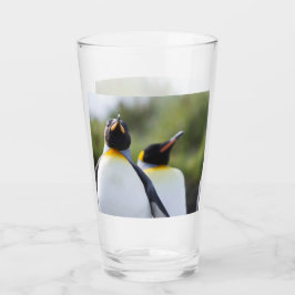 Verre Photo de pingouins roi Fiers