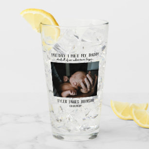 Verre Photo papa personnalisée Première Fête des pères