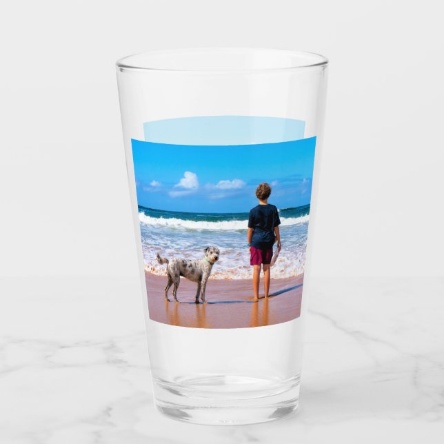 Verre photo personnalisé Votre design de photos fa (Devant)