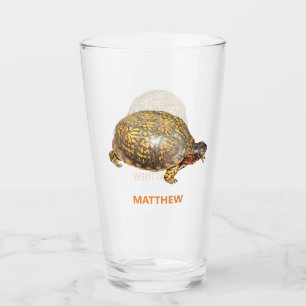 Verre Photo personnalisée de la tortue de boîte oriental