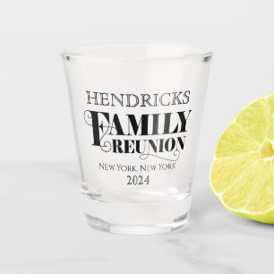 Verre photo souvenir de la Réunion familiale