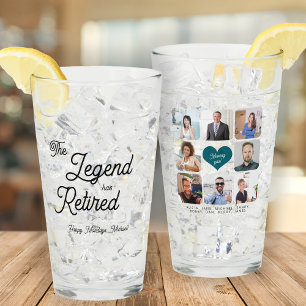 Verre Photos de collègues à la retraite