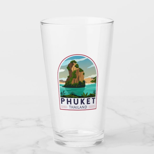 Verre Phuket Thailand Retro (Devant)