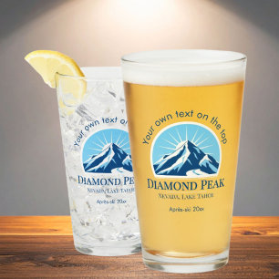 Verre Pichet de bière de la station de ski Diamond Peak 