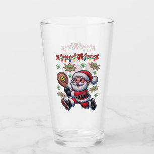 Verre Pickleball Père Noël Noël