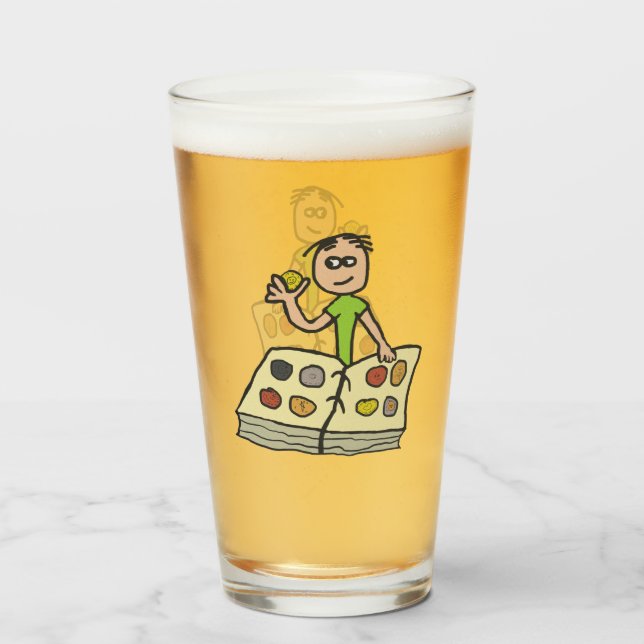 Verre Pièce Collecte Numismatiste (Devant (rempli))