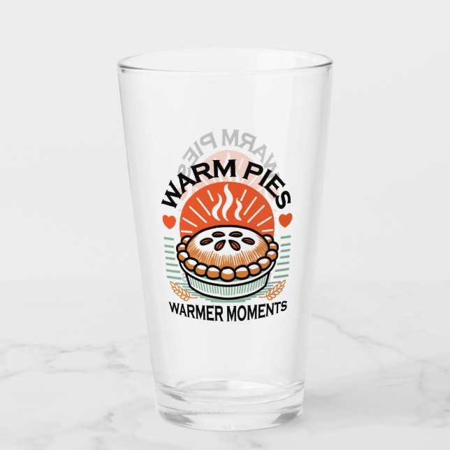 Verre Pies chaudes Moments plus chauds - Conception d'au (Devant)