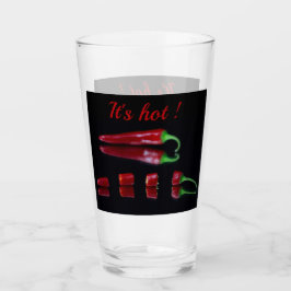 Verre Piments rouges chauds
