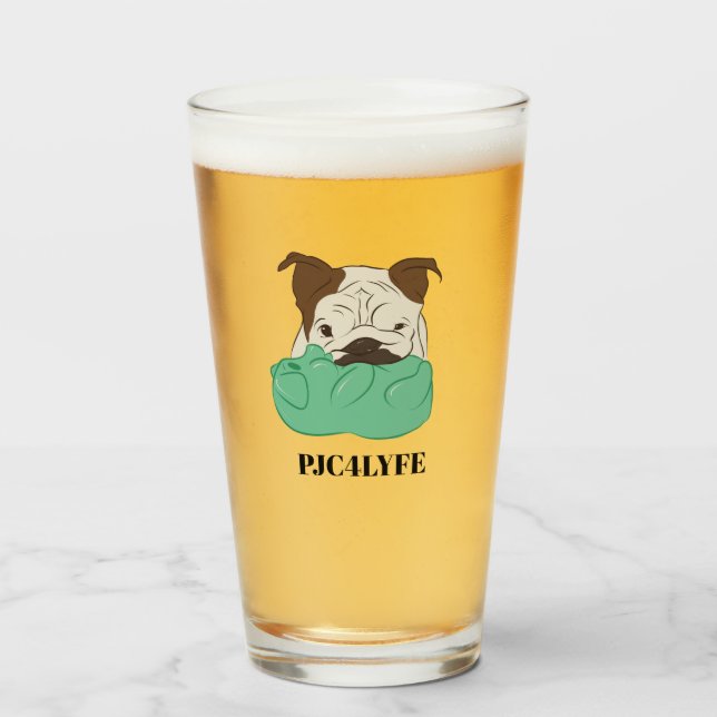 Verre Pint Glass Chili (Devant (rempli))