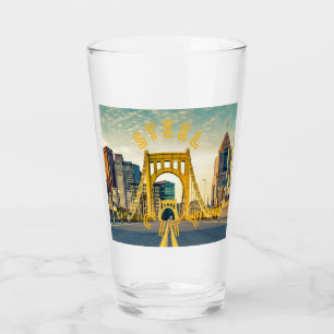 Verre Pittsburgh Steel City Skyline 412 Pennsylvania Can