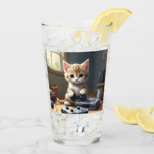 Verre "Pixel Paws : The Gamer Kitten in Action"
