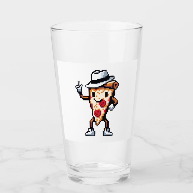 Verre Pizza Moonwalk - Art légendaire Pop Slice (Devant)