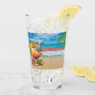 Verre Plage personnalisée en été Océan
