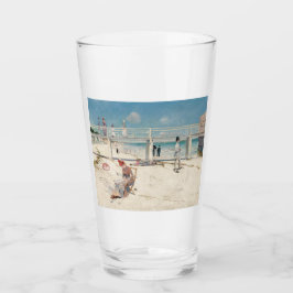 Verre Plage (Vacances à Mentone) (Art australien)