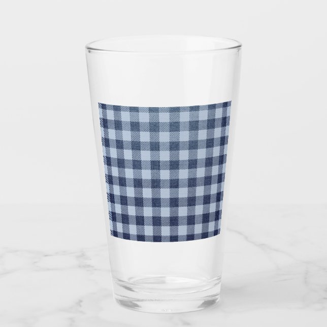 Verre Plaid bleu (Devant)