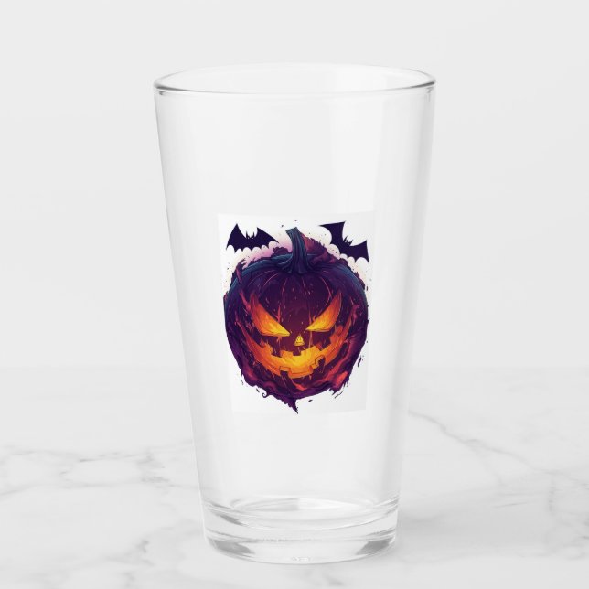 Verre Planète citrouille (Devant)