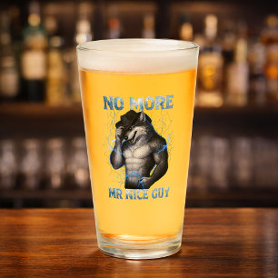 Verre Plus de Monsieur Gentil Mec Drôle de Mème de Loup