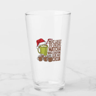 Verre Plus susceptible de boire du Matcha et de regarder