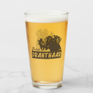 Verre Pointeur À poils durs allemand