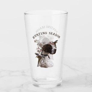 Verre Pointeur anglais, chasse aux oiseaux