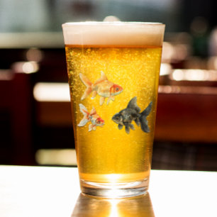 Verre Poisson d'or Cute Fish Drôle