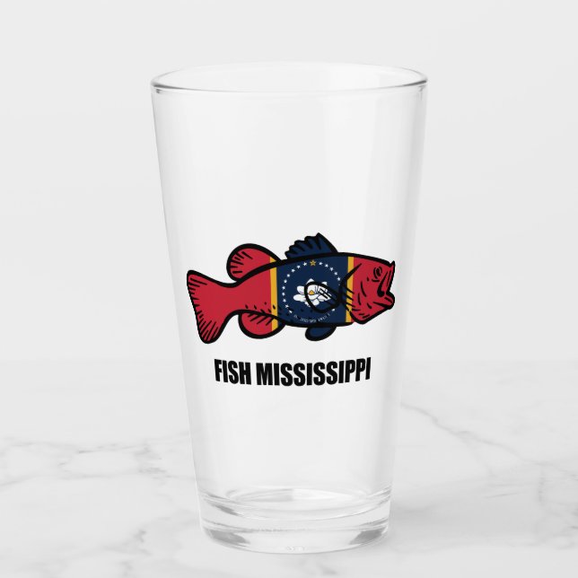 Verre Poisson Mississippi (Devant)