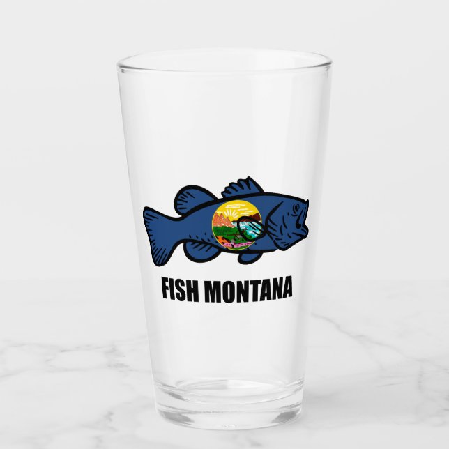 Verre Poisson Montana Bass (Devant)