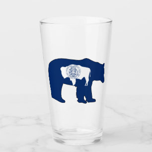 Verre Porte-drapeau du Wyoming