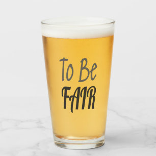Verre Pour être juste, lettre Kenny