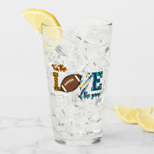 Verre Pour L'Amour Du Jeu Football Maman Leopard