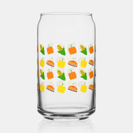 Verre pour le dîner de Thanksgiving décoration de