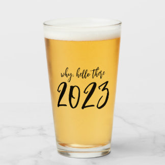 Verre Pourquoi Bonjour Là Nouvel An