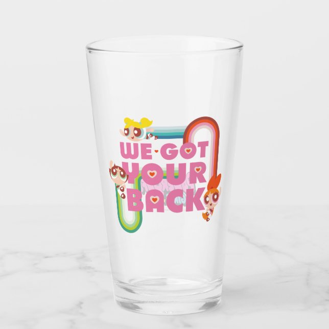 Verre Powerpuff Girls : Nous Avons Ton Dos (Devant)