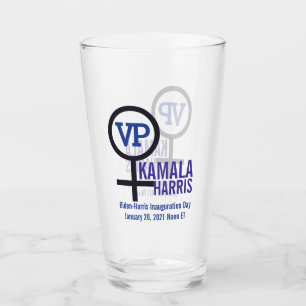 Verre Première vice-présidente Kamala Harris VP