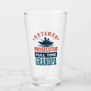 Verre Procureur Retraité à temps plein Grand-père Retrai