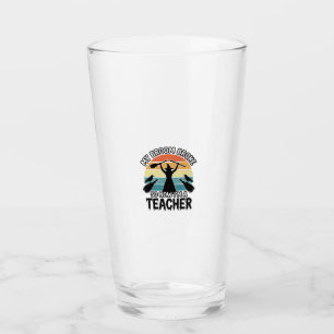 Verre Prof de sorcellerie drôle Balai cassé Design Hallo