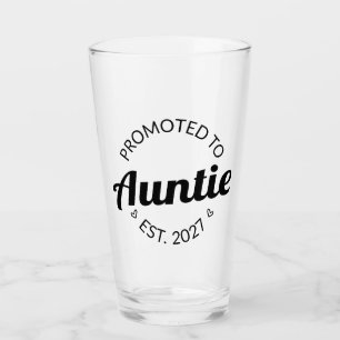 Verre Promue Tatie Est 2027 Nouvelle Tante I