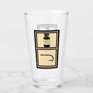 Verre Pub De Pêche, Bière, Cadeau Pour Lui, Pêcheur