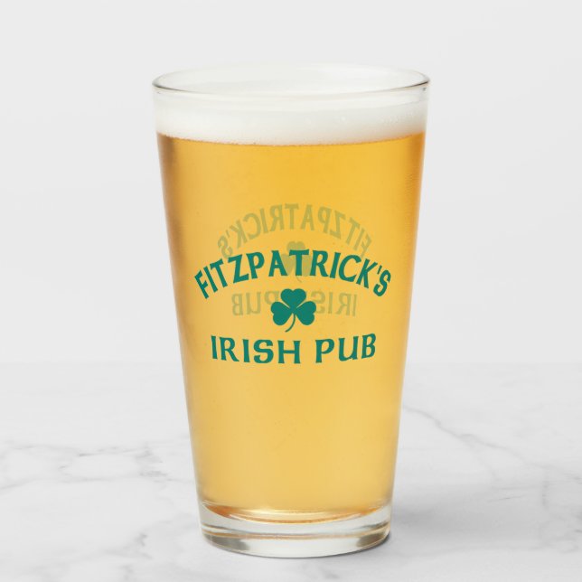 Verre Pub irlandais de Fitzpatrick (Devant (rempli))