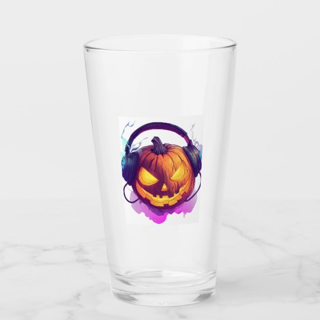 Verre  Pumpkin DJ Party (Devant)