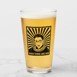 Verre Quand il y en a neuf - RBG notoire
