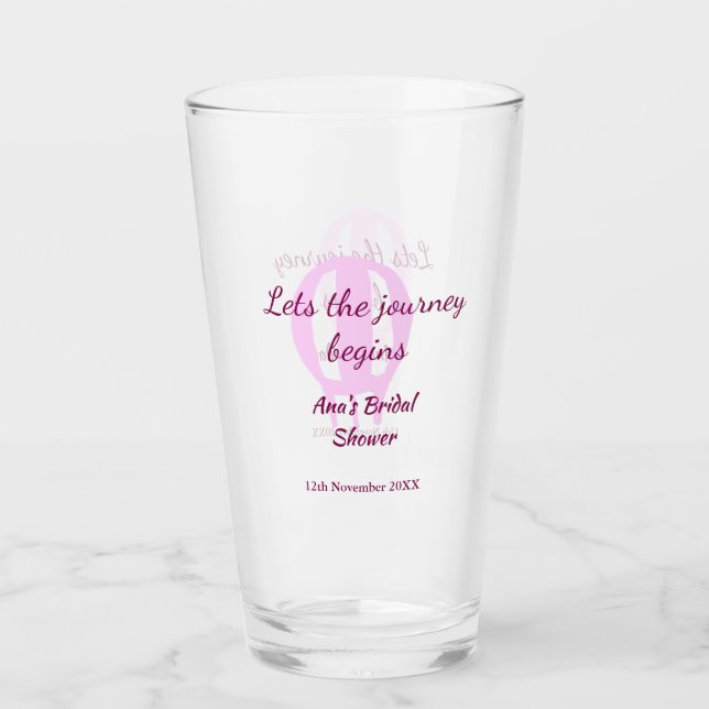 Verre que le voyage commence enterrement de vie de jeune (Devant)