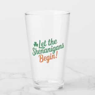 Verre Que Les Shenanigans Commencent Un St patrick Irlan