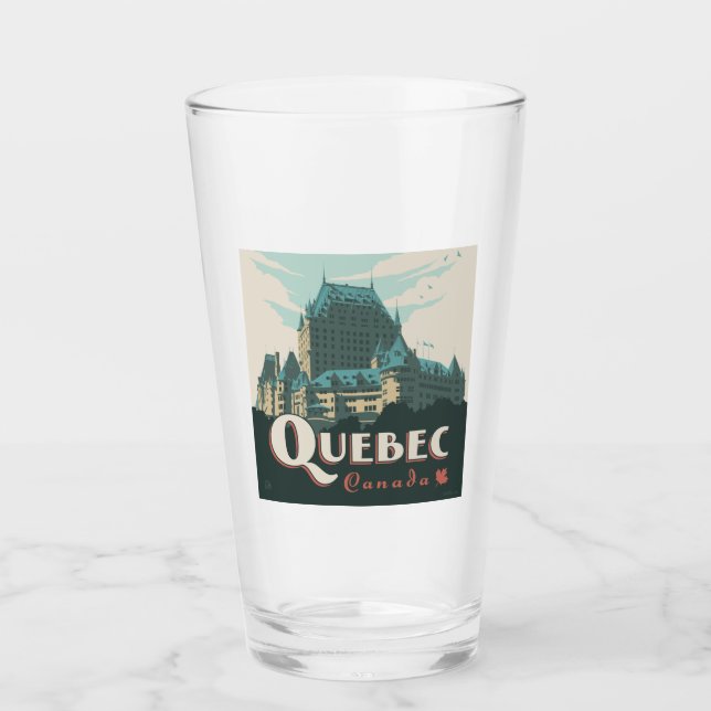 Verre Québec Canada | Château Frontenac (Devant)