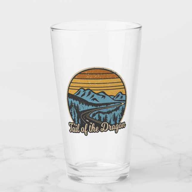 Verre Queue Du Dragon Retro (Devant)