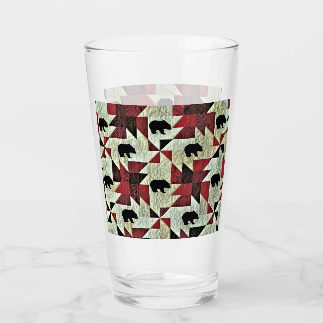 Verre Quilt d'ours noir (Devant)