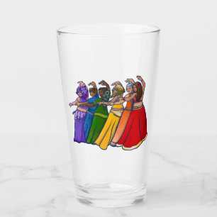 Verre Rainbow Belly Dancer Art Belly Dance Troupe
